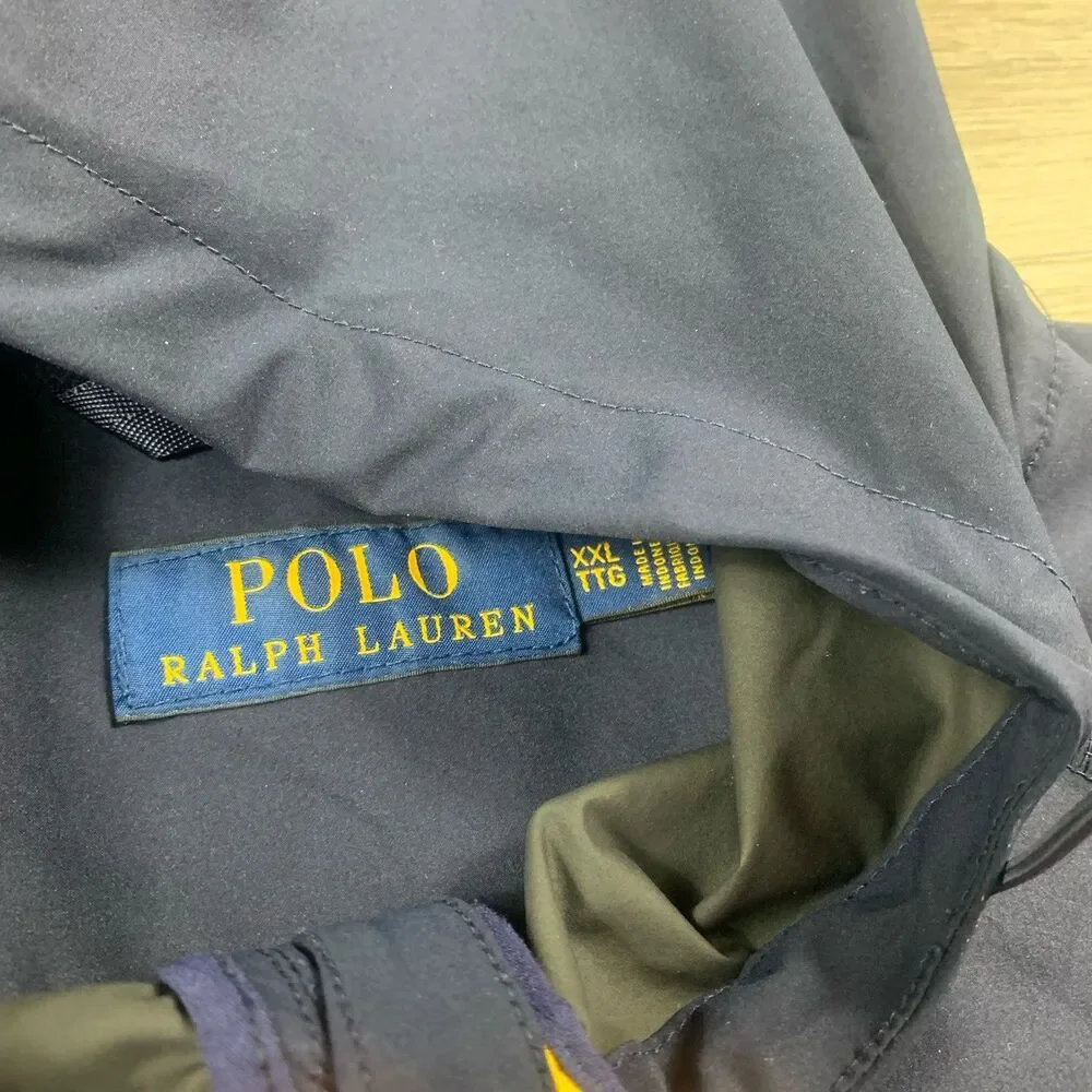 Polo Ralph US Open Lauren Wind Breaker Navy & Yellow  Size XXL Men’s - Picture 4 of 9